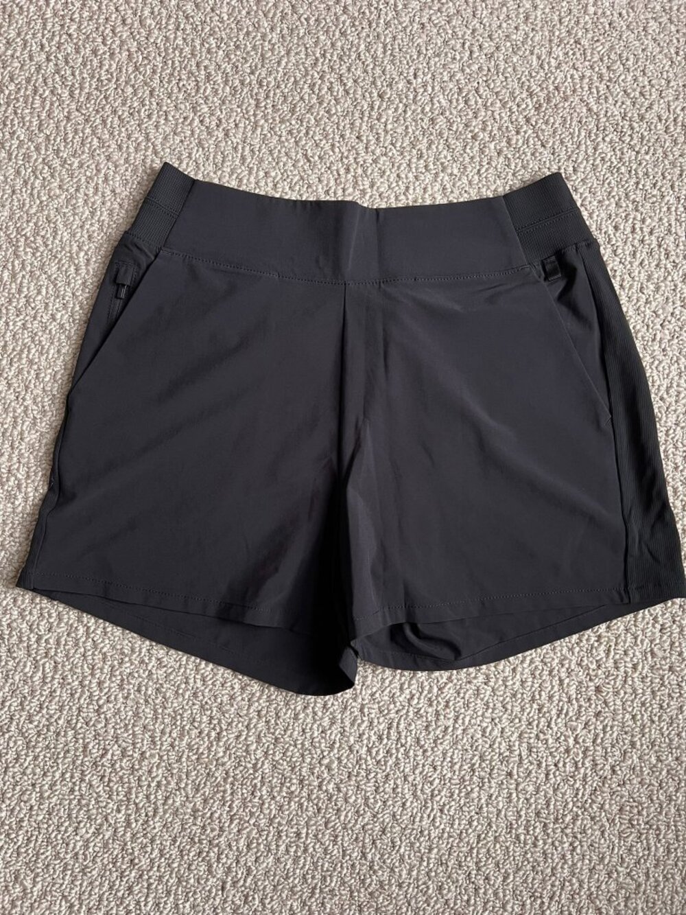 Athleta running shorts, black, size 10